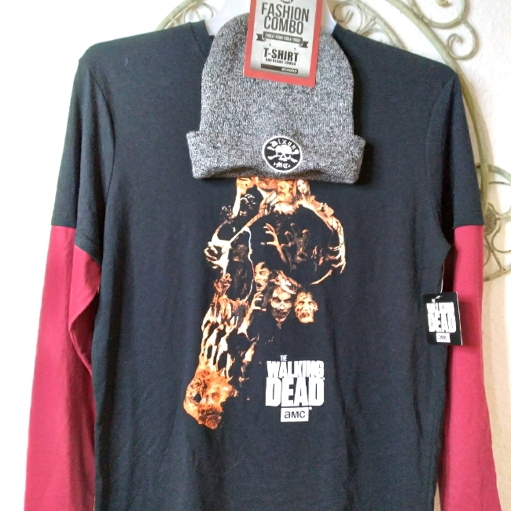 Walking Dead Shirt and Beanie